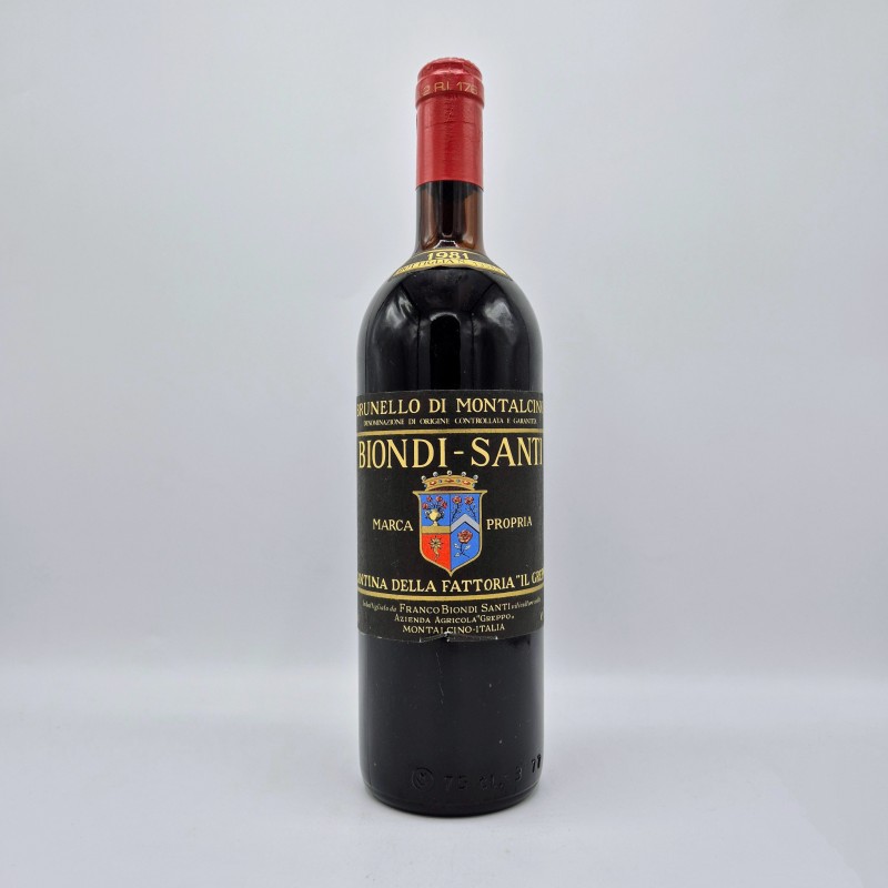 1981 Il Greppo Brunello di Montalcino - Biondi Santi - 75cl.